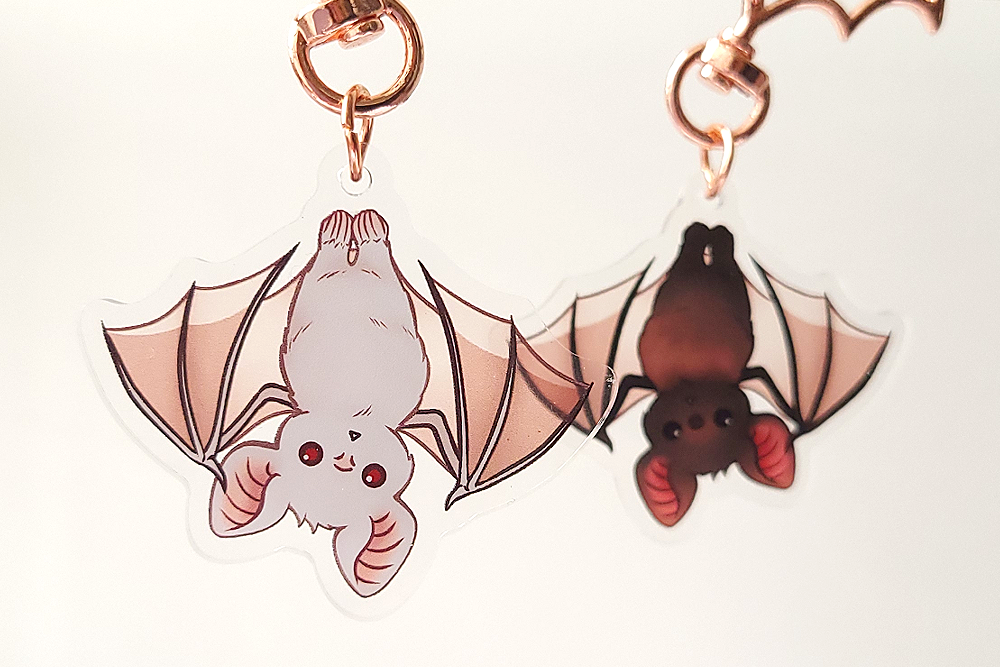 Adorabat Acrylic Charm