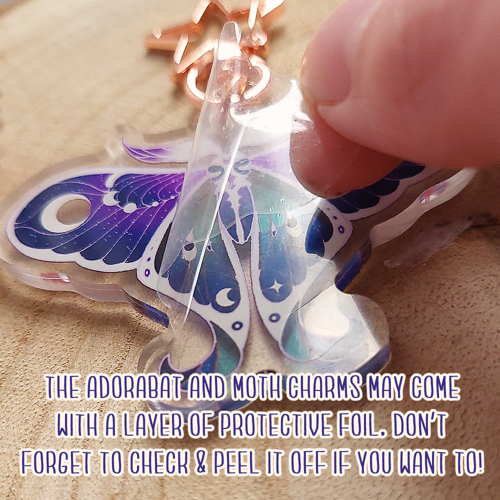 La Lune et Les Etoiles Acrylic Charm