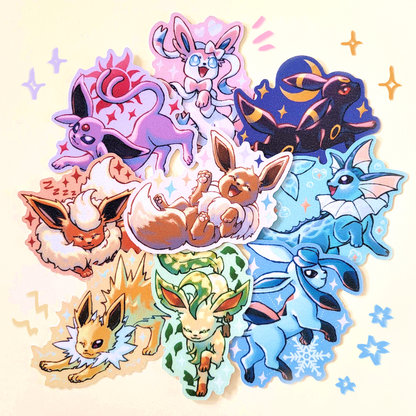 Eevee & Eeveelutions Stickers