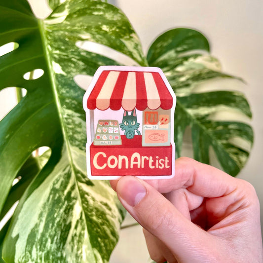 Con Artist sticker