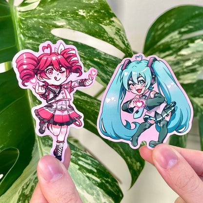 Kasane Teto Heart Sticker