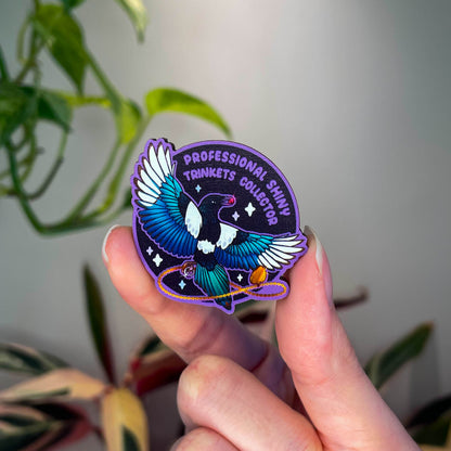 Professional Shiny Trinkets Collector Wooden Pin