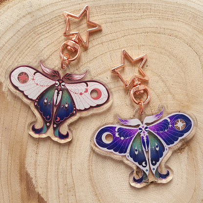 La Lune et Les Etoiles Acrylic Charm