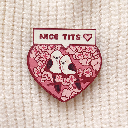 Nice T/its Wooden Pin
