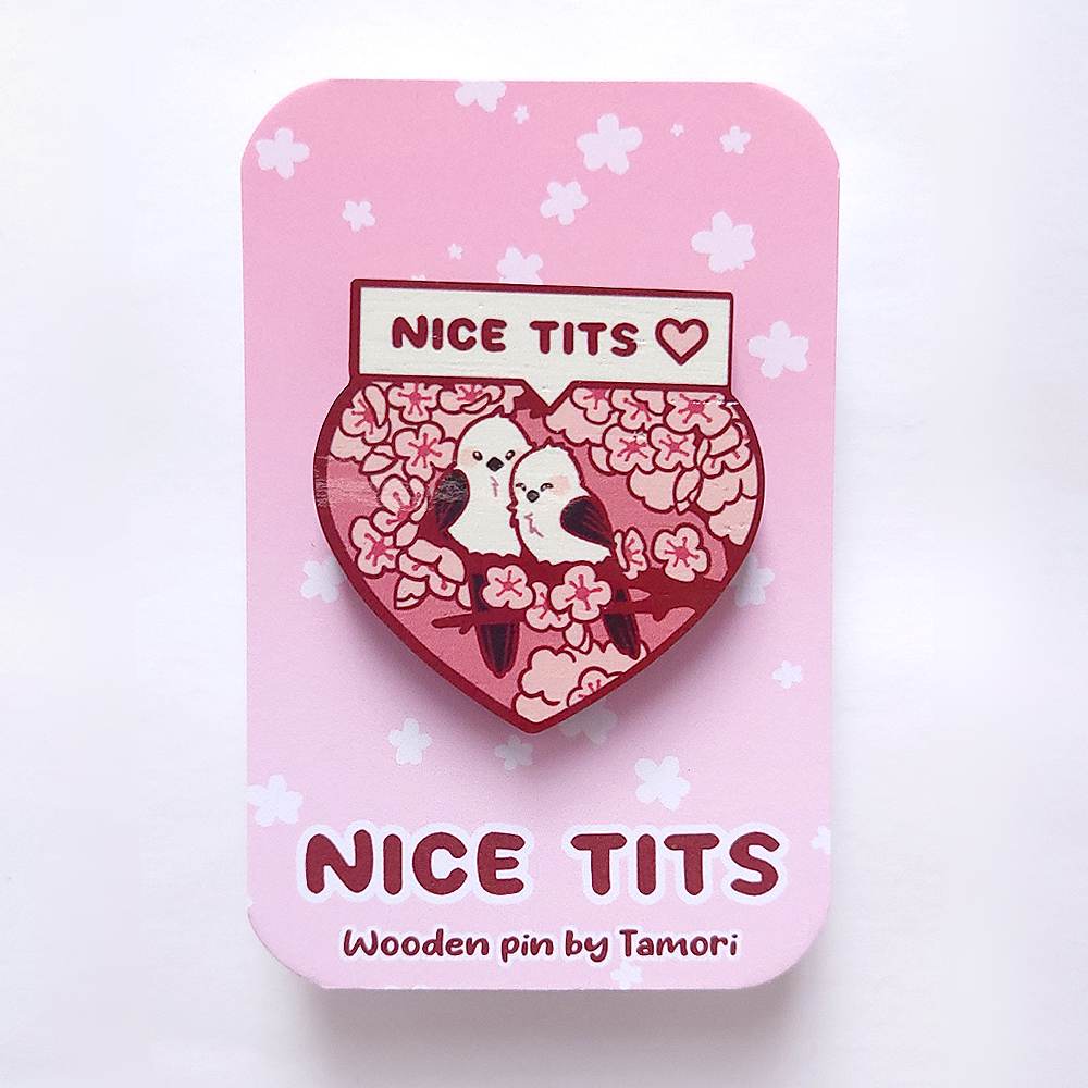 Nice T/its Wooden Pin