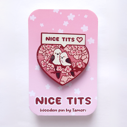 Nice T/its Wooden Pin