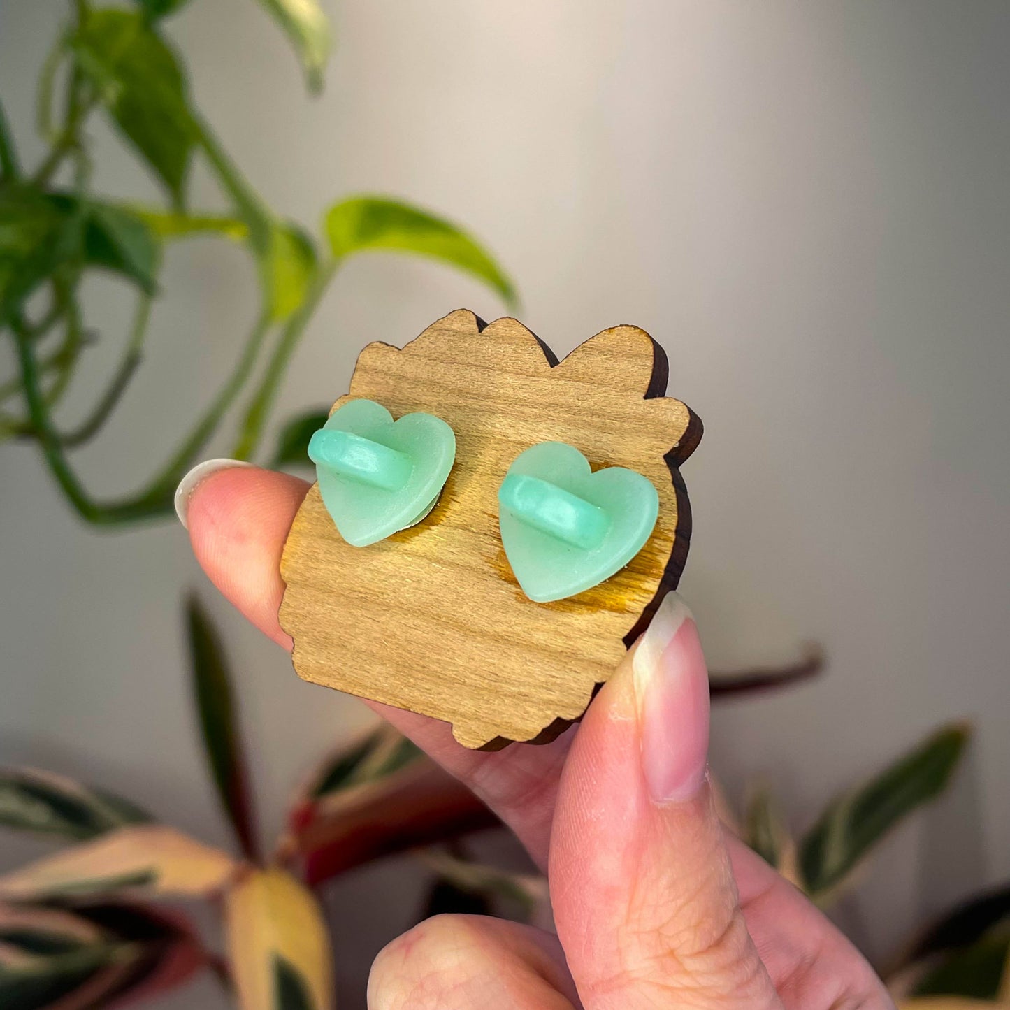 (No) More Plants Wooden Pin