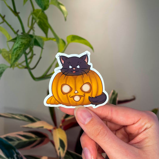 Pumpkin in a Pumpkin Sticker