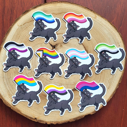 Pumpkin Pride stickers