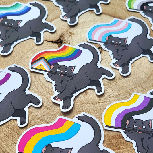 Pumpkin Pride stickers