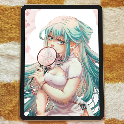 Cheongsam Miku wallpaper [phone & tablet]