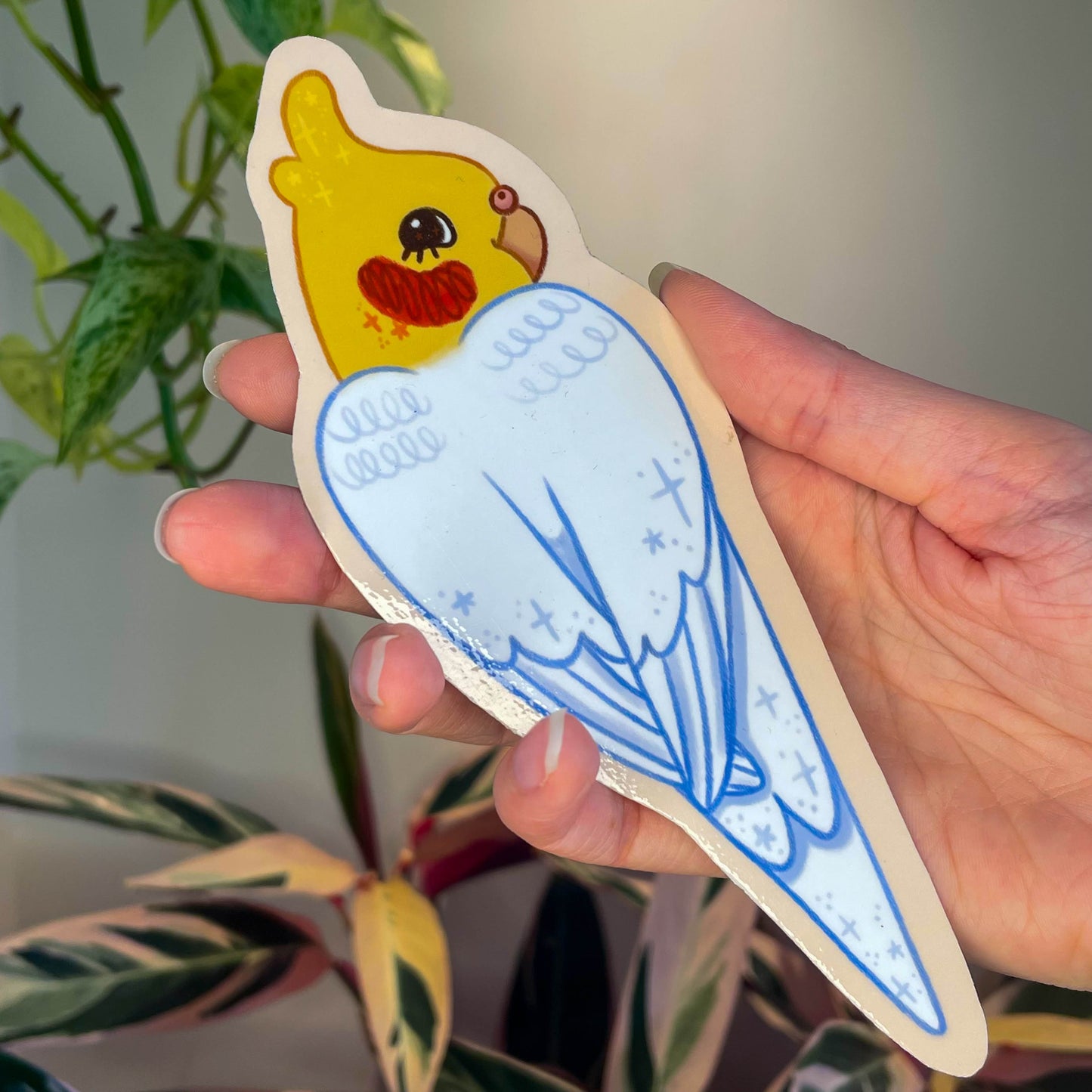 Cockatiel bookmark