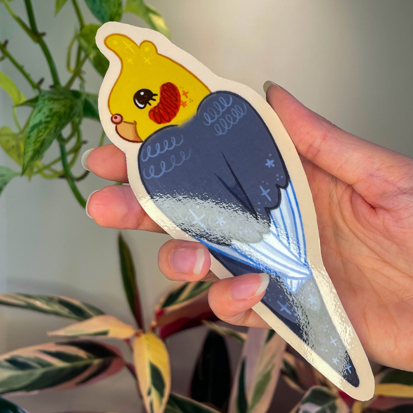 Cockatiel bookmark