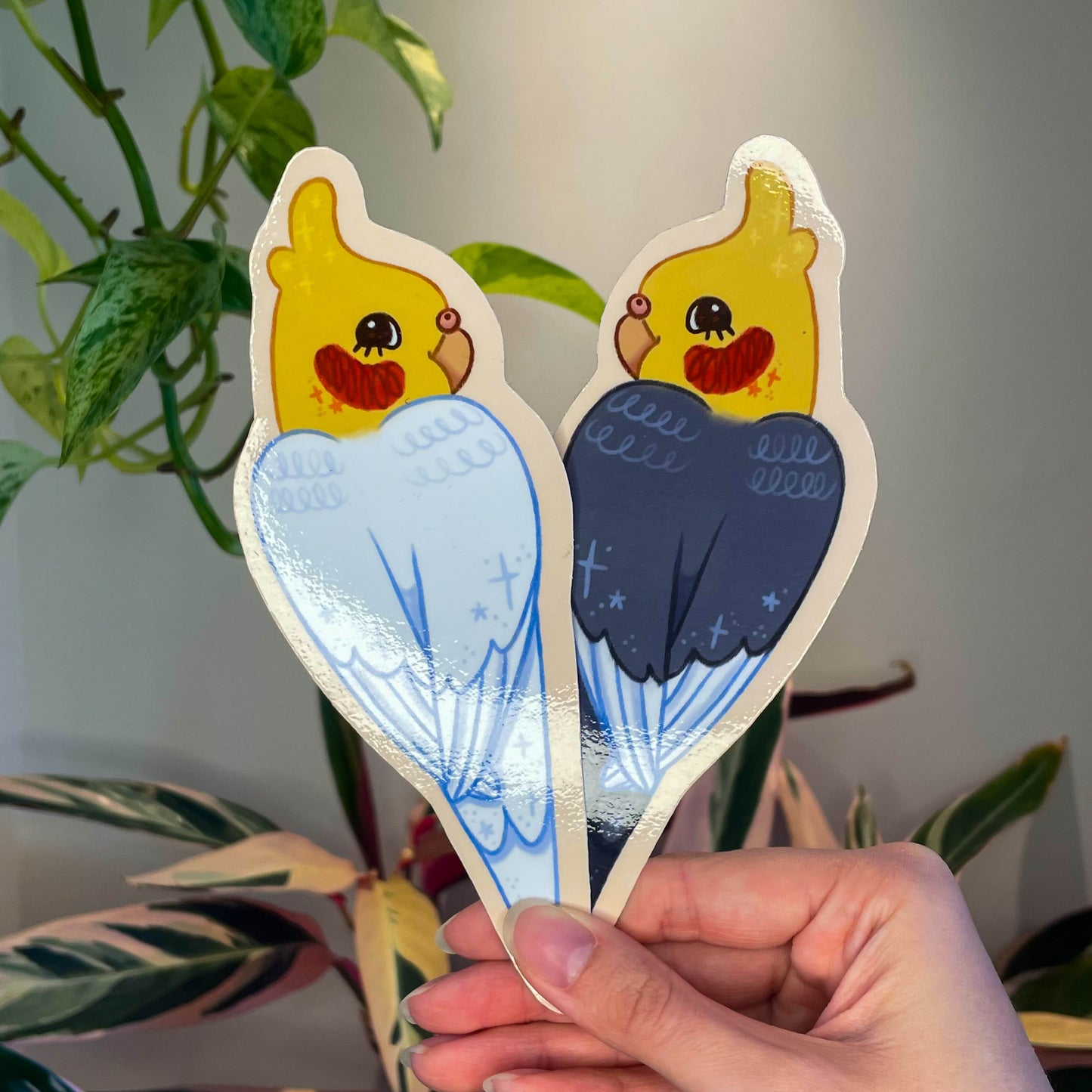 Cockatiel bookmark