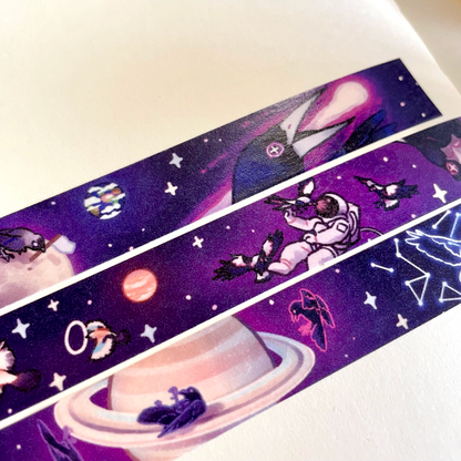 Corvids in Space - Washi Tape
