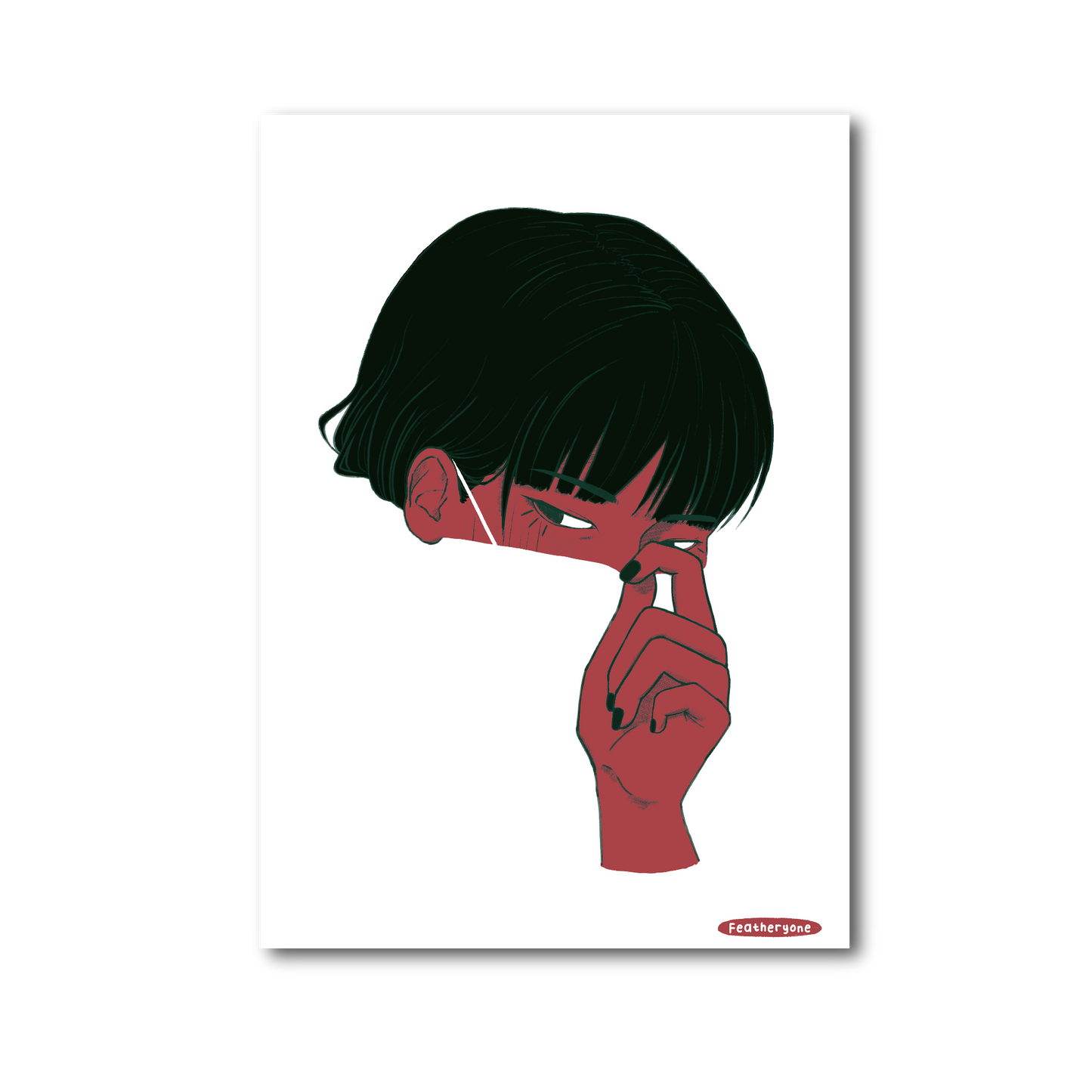 Mask A4 Print