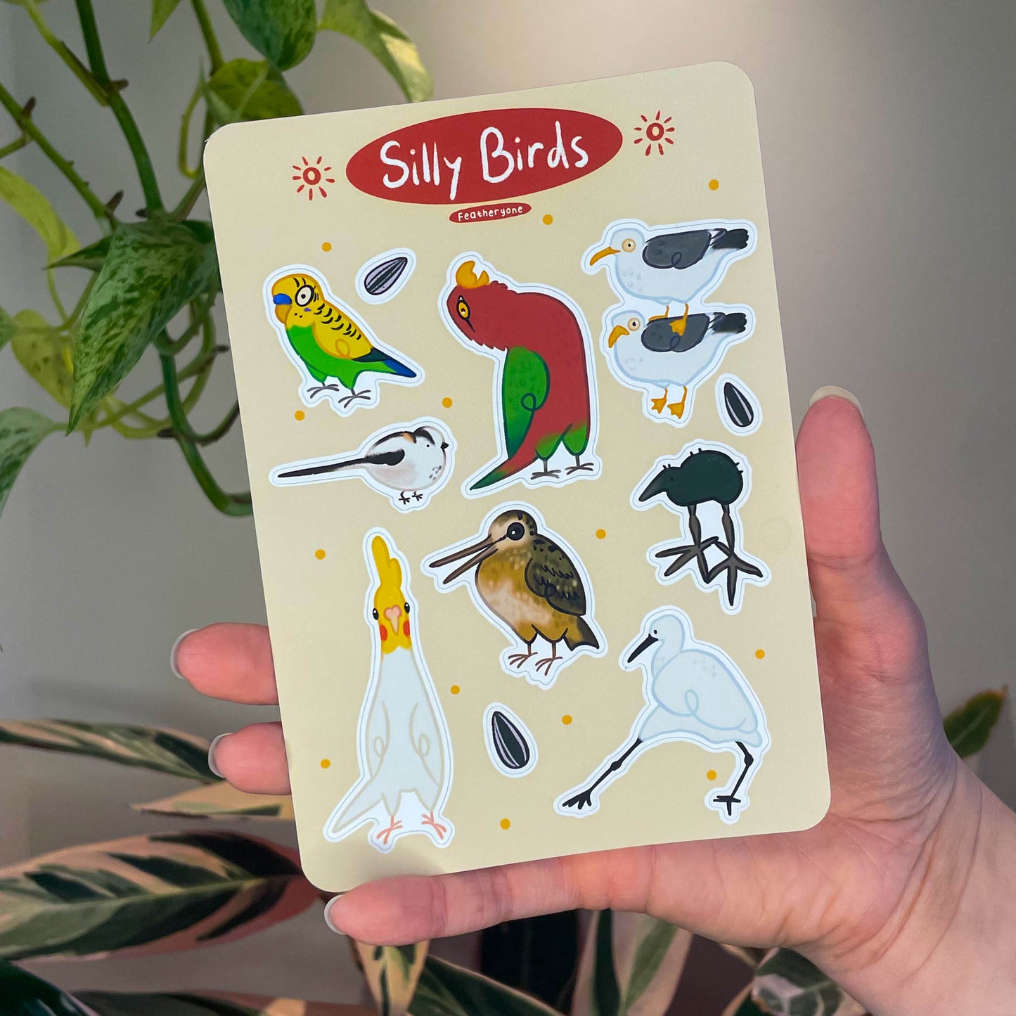 Silly Birds Stickersheet